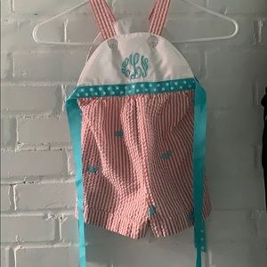 Kids Seersucker Romper